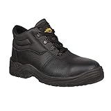 Iron Mountain IMBT227 Unisex wasserdichte Arbeits- und Utility-Sicherheitsstiefel, Schwarz, EU 42