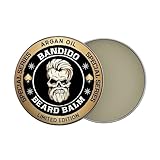 BANDIDO Bart Balsam 40 ml - Barbershop Bartbalsam Herren mit Mandel und Crambe-Öl - Leichter Bartwachs Geschenke für Männer | Starken Halt und Glanz | Weichmachendes Bartpflege Styling-Werkzeug