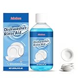 Klarspüler Spülmaschinen, Geschirrspülmittel für Spülmaschine, Spülmaschinenreiniger, Fettlösekraft, Glanznatürliche, gegen Kalk und Fett, für Strahlendes und Trockeneres Geschirr, 237ml