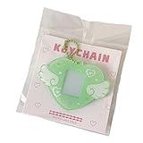 2,5 cm Fotohülle Herz Flügel Kartenordner 2,5 cm Fotokarten-Aufbewahrung Display Anhänger zur Aufbewahrung und Präsentation