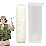 Monofilament-Fischlinie - robuster Schmelzdraht für die | Transparente Nylonschnurspule, Angelschnur für Haken, Köder, Salzwasser und Wasser