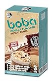 JWAY Instant Boba Bubble Tea – Vanille Coffee - 3 Portionen - Komplett mit Bobas & Nachhaltigem Strohhalm