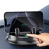 Handyhalterung für das Armaturenbrett - Universelle Autohalterung für Handy - Stabile Basis multifunktionale Wiege 360 Grad drehbar kompatibel mit den meisten wichtigen Smartphones für Reisen