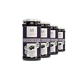 MORE NUTRITION Moremelade, 4 x 240g, Schwarze Johannisbeere, Light Fruchtaufstrich