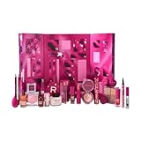 Revolution Makeup Advent Calendar 2025, 24 Beauty-Must-haves, Geschenkset mit Lipgloss, Highlighter, Blush, Pinseln & Mascara, vegan und tierversuchsfrei