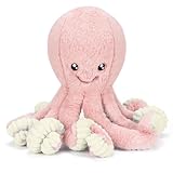 Zaloife Plüschtier Krake Plüschtier Oktopus, Stofftier Oktopus Stofftier Krake, Kuscheltier Krake Oktopus Plush Kissen, Lustiges Plüsch Puppe Geschenk für Kinder, Rosa