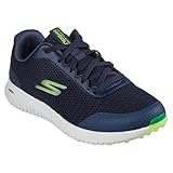 Skechers Herren GO Golf MAX 2 Fairway 3 Sneaker, Navy Textile/Lime Trim, 43 EU