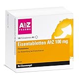 Eisentabletten AbZ 100 mg Filmtabletten: Das Präparat zum Ausgleich von Eisenmangel, 100 Filmtabletten