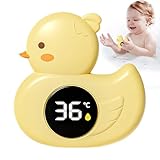 Generisch Babytemperaturmessstad, Kinderbad Spielzeug, Krabbenententform wasserdicht Favorit unter den Kindern und verbessert die Badezeit mit seinem ruhigen und sicheren Gebrauch. Die wasserdichte
