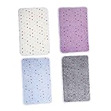 ERINGOGO 4Stücke Teiliges Haustierdecke Weiche und Kuschelige Hundematten Schlafbett für Haustiere für Katzen Erhältlich