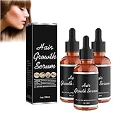 Rennora Hair Growth Serum, Rennora Haarwachstumsserum, Renora Haarwachstumsserum für schwarze Frauen, 29 ml Rennora Love Haarserum für Haarwachstum, schnelles natürliches Haarwachstumsöl (3PCS)