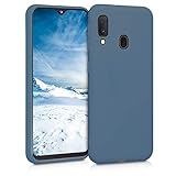 kwmobile Hülle kompatibel mit Samsung Galaxy A20e Hülle - weiches TPU Silikon Case - Cover geeignet für kabelloses Laden - Flieder