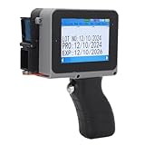 Oreilet Handheld Tintenstrahldrucker, Tragbare Tintenstrahldrucker Pistole mit HD LED 4.3in Touchscreen ohne Patrone für Text Barcode QRCode Gegenanpassungsnummer Datumscodierer