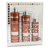 abril et nature - Professionelles Haarpflege-Set Keratin - Repariert und restrukturiert mit Ultra-Schnell-Keratin - Shampoo-, Maske- und Serum-Set für beschädigtes oder brüchiges Haar - 550 ml