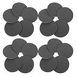 WATIIFUFU 5 Zoll Schleifschwammscheiben 20 Stück Körnung 180 Nass und Trockenschleifpapier mit Schwammunterlage für Autolackreparatur Holz Metall Kunststoff