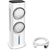 TROTEC Aircooler, Luftkühler Luftbefeuchter PAE 45 4-in-1-Luftkühler mobiles Klimagerät Klimaanlage Ventilator Lufterfrischung Verdunstungskühlung 10 l Tank inkl. 5m PVC-Kabel