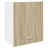 Homgoday Wandschrank Lyon Sonoma-Eiche 50x31x60 cm Holzwerkstoff Schrank Model849619