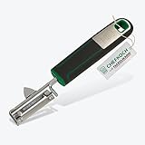 CHEFKOCH Pendelschäler Premium – Rostfreier Edelstahl, Müheloses Schälen von Obst & Gemüse – Ergonomischer Griff zum perfekten Schälen und für ein einfaches Handling