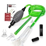 boxtech Aquarium Reiniger, Aquarium Wasserwechsel, Aquarium-Reinigung Sand Filter Fisch Tank Kiesfilter Einstellbare Durchflussregelung für Wasserwechsel