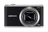 Samsung WB350F Smart-Kamera, 16,3 MP, optische Bildstabilisierung, 7,6 cm (3 Zoll) LCD-Bildschirm, Schwarz