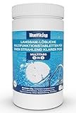 BlueViking Chlortabletten für Pool 5 in 1 - Hochwirksame Multitabs Pool 20g im 1kg Eimer - Chlor Pool Tabletten in EU Premium-Qualität - Einfache, Sichere und Effiziente Poolpflege