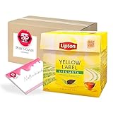Pere's Candy® Bundle für 100 g Lipton Yellow Label Loser Schwarzer Tee + Pere's Candy Notepad DIN A7-25 Blatt