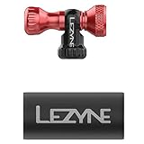 LEZYNE CO2 Pumpenkopf Control Drive CNC rot-glänzend, 1-C2-CTRLDR-V311 Minipumpe, Red/Hi-Gloss, One Size