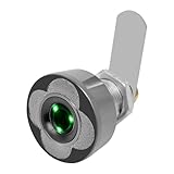 Fingerabdruckschloss, Smart Fingerprint Lock mit TYPE C Wiederaufladbar für Schubladen und Schränke,20 Fingerabdrücke speichern,hoher Diebstahlsicherheit (Schwarz, 20cm)