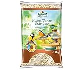 Dehner Natura Premium Wildvogelfutter, halbe / ganze Erdnüsse schalenfrei, Ganzjahresfutter proteinreich / energiereich, hochwertiges Vogelfutter für Wildvögel, 5 kg