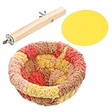 Warmes Vogelhaus für Wellensittiche Kuschelnest für Käfig Abnehmbar Waschbar Gemütlicher Rückzugsort für Papageien für Winterbrut