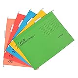 SHINEOFI 1 Satz Mappe Behälter Dokumentenorganisator Einheit Veranstalter Taschen-organizer Quittungsorganisator Aktenschrankteiler Rechnungen Dateiorganisator Tür Colorful Papier 5st