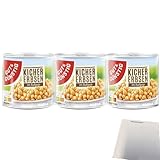 Gut&Günstig Kichererbsen im Aufguss (3x200g Dose) + usy Block