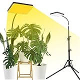 FECiDA Pflanzenlampe LED mit Ständer, UV-IR Vollspektrum Pflanzenlicht für Zimmerpflanzen, Pflanzenleuchte LED 200W, Wachstumslampe für Pflanzen, Daisy Chain Funktion, On/Off Schalter