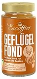 Escoffier - Geflügelfond , Ideal für Suppen oder Saucen , Ohne Geschmacksverstärker, Farbstoffe oder Palmfett , Gluten und laktosefrei , 1 x 400 ml