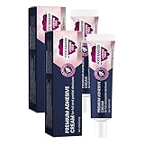 Thermoplastischer Zahnprothesenkleber, Thermoplastic Denture Adhesive, Thermoplastische Haftcreme, Lang haltendes und sicheres Haftmittel, Ideal für Frauen, Männer und Erwachsene, Prothesenkleber