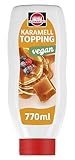 Schwartau Karamellsauce | Vegan | 770ml | Dessertsoße & Topping für Eis, Crêpes & Mehr | Ohne Zusatzstoffe | Pflanzlich (Neu)