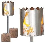 Gartenfackel Sylt mit Brennelement