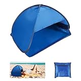 Mini Kopfzelt,Pop Up Zelt Mini Strandmuschel Pop Up, Automatisches Strandzelt, Tragbare Sonnenschutz Strand, Kopfstütze Zelt Ideal für Strandcamping und Outdoor-Aktivitäten