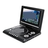 OUTFYT DVD-Player Tragbar, Tragbarer Heim-CD-DVD-Spieler, Heim-DVD-VCD-Spieler,Multiformat-Kompatibilität
