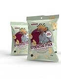 KNÜS® Tropische Mischung aus Früchten und Nüssen 50gr | 10er Pack (10 x 50gr) | Gesunder Snack | Kleine Packungen für unterwegs