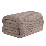 Generisch Sommerdecke - Decke für ErwachseneWeiche Wohndecke Reisedecke für Fitness Gym Golf Yoga Laufen Sports Übung Sommer Heißes Wetter Outdoor, Brauns, 100x150cm