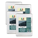 MARBEC BRIGHTSTONE NERO 5LTX4STCK Imprägnierwachs für Schwarzschiefer, Schiefer, Stein und Granit. Ideal zur Wiederherstellung der Farbe von Böden und Oberflächen.