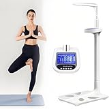 HajMyrdonyx Körperfett-Analysegerät Ärzte, 200 Kg Tragkraft, Zur Messung Von Körpergröße, Körperfett Und Bmi – Multifunktions-Analysegerät Mit LCD-Display Zur Genauen Verfolgung Fettleibigkeitswerts