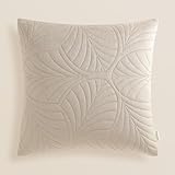ROOM99 Feel 45 x 45 cm Zierkissenbezüg Kissenbezüg Kissenhüll Dekorative Dekokissen Wurfkissenbezug Deko Aesthetic Modern Schlafzimmer Wohnzimmer Velvet Samt ‎Beige,1 Stück