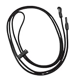 PFIFF 103118 Halsverlängerer, Hilfszügel zur Haltungskorrektur, elastisches Chambon, verlängerung des Halses, Verbesserung von Hals- und Genickbeschwerden, 3,4m, Schwarz, Full