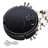 Celuicion Mopproboter, Saugroboter und Mopp, 3-in-1-Roboter, stumm Roboter, mit Hindernisvermeidungssystem, USB-Ladegerät für Hotel