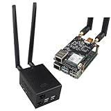 ZDE ZP596 PCIe to M.2 E Key WiFi7 6 6E 5 PCIe to 2.5G Ethernet Network Port HAT Expansion Board with ZC506 Aluminum Case for Raspberry Pi 5 Support Google TPU WiFi 7 BE200 WIFI6E AX210 MT7922 WIFI6