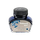 Pelikan Tintenglas Tinte 4001 Blau-Schwarz 30 ml, 1 Glas