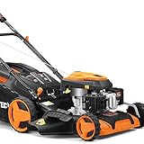 FUXTEC 4in1 Benzinrasenmäher FX-RM5196PRO mit Flexibler Antrieb, 51cm Schnittbreite, 4-Taktmotor, Frontstoßstange, kugelgelagerte Big Wheel Räder, 60L Grasfangkorb