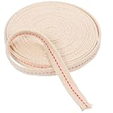 HOUDERCO Baumwoll Docht Rolle 25cm Breit für Öllampen Zuschneidbarer Ersatzdocht aus Dicht Gewebter Baumwolle Langlebig und Sicher für Petroleum und Öllampen im Innenbereich